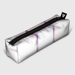 Пенал для ручек Neon white orange light blue, цвет: 3D-принт