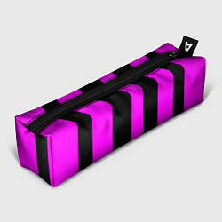 Пенал для ручек Color black pink lines, цвет: 3D-принт