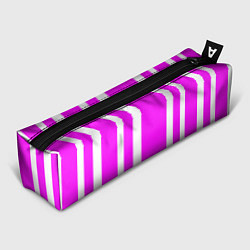 Пенал Color white pink stripes