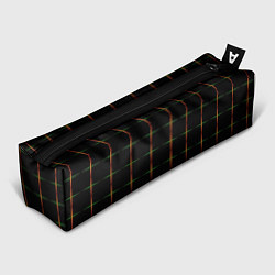Пенал для ручек Color black orange green crosses, цвет: 3D-принт