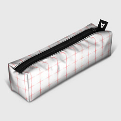 Пенал для ручек Color white red crosses, цвет: 3D-принт