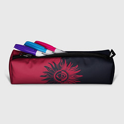 Пенал для ручек Солнце красно-синее, цвет: 3D-принт — фото 2
