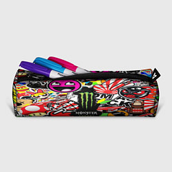 Пенал для ручек Monster energy steel brend, цвет: 3D-принт — фото 2