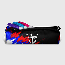 Пенал для ручек Doom триколор краски, цвет: 3D-принт — фото 2