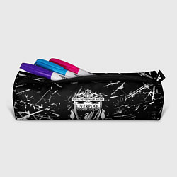 Пенал для ручек Ливерпуль краски штрихи, цвет: 3D-принт — фото 2