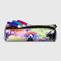 Пенал для ручек Девочка под дождём арт, цвет: 3D-принт — фото 2