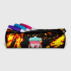 Пенал для ручек Liverpool краски огненные, цвет: 3D-принт — фото 2