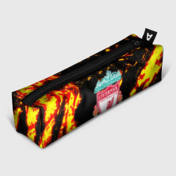 Пенал для ручек Liverpool краски огненные, цвет: 3D-принт
