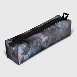 Пенал для ручек Абстракция - dark blue oil painting, цвет: 3D-принт