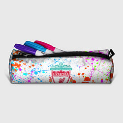 Пенал для ручек Ливерпуль неоновые брызги красок, цвет: 3D-принт — фото 2
