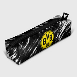 Пенал для ручек Borussia штрихи красок текстура, цвет: 3D-принт