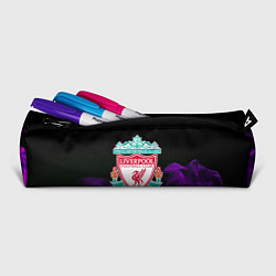 Пенал для ручек Liverpool неоновый огонь, цвет: 3D-принт — фото 2