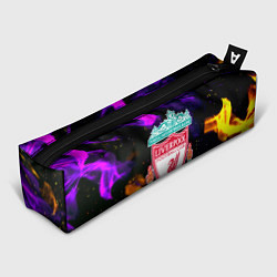 Пенал для ручек Ливерпуль огонь неон, цвет: 3D-принт