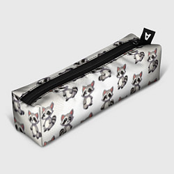 Пенал для ручек Много енотов, цвет: 3D-принт