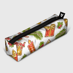 Пенал для ручек Рождественский вайб, цвет: 3D-принт