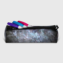 Пенал для ручек Абстракция - gray-blue hurricane, цвет: 3D-принт — фото 2