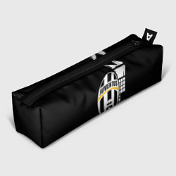 Пенал для ручек Ювентус геометрия белая, цвет: 3D-принт