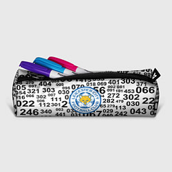 Пенал для ручек Лестер сити цифры символы, цвет: 3D-принт — фото 2