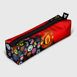 Пенал Манчестер Юнайтед логотипы команд