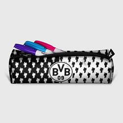 Пенал для ручек Borussia черно белые люди, цвет: 3D-принт — фото 2