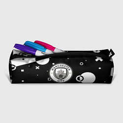 Пенал для ручек Манчестер сити геометрия блэк, цвет: 3D-принт — фото 2