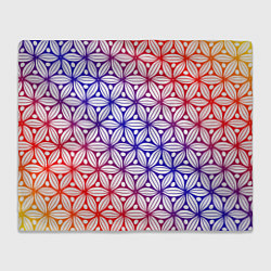 Плед флисовый Абстрактный узор 2, цвет: 3D-велсофт