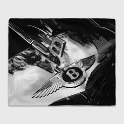 Плед флисовый Bentley motors ltd, цвет: 3D-велсофт