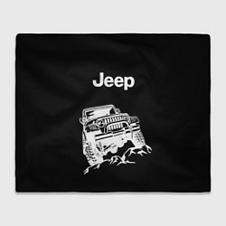 Плед флисовый Jeep, цвет: 3D-велсофт