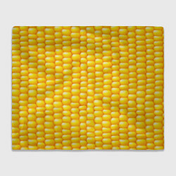 Плед флисовый Сладкая вареная кукуруза, цвет: 3D-велсофт