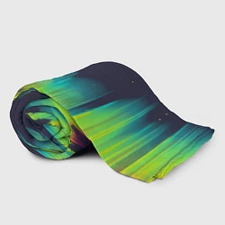 Плед флисовый Северное сияние, цвет: 3D-велсофт — фото 2