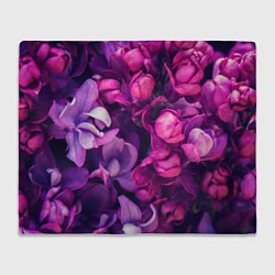 Плед флисовый Тюльпановый сад, цвет: 3D-велсофт