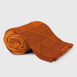 Плед флисовый Orange abstraction, цвет: 3D-велсофт — фото 2
