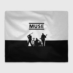 Плед флисовый Muse B&W, цвет: 3D-велсофт