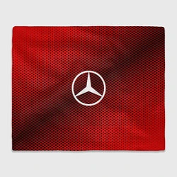 Плед флисовый Mercedes: Red Carbon, цвет: 3D-велсофт