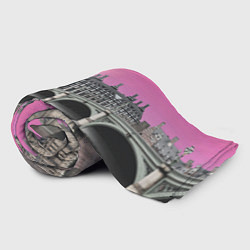 Плед флисовый Закат в Великобритании, цвет: 3D-велсофт — фото 2