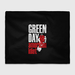 Плед флисовый Green Day: American Idiot, цвет: 3D-велсофт