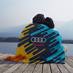 Плед флисовый Audi: Colour Sport, цвет: 3D-велсофт — фото 2
