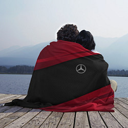 Плед флисовый Mercedes Benz: Red Sport, цвет: 3D-флис — фото 2