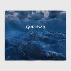 Плед флисовый God of War: Rage of the waves, цвет: 3D-велсофт