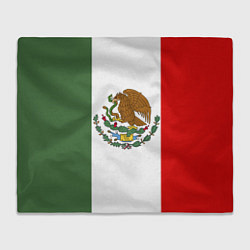 Плед флисовый Мексиканский герб, цвет: 3D-велсофт