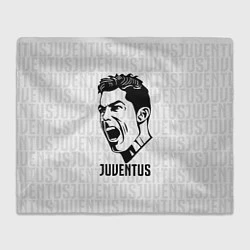 Плед флисовый Juve Ronaldo, цвет: 3D-велсофт