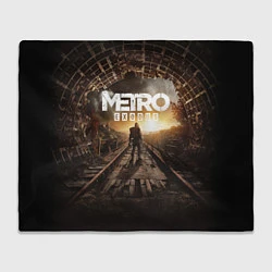 Плед флисовый Metro Exodus: Sunset, цвет: 3D-велсофт