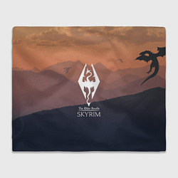 Плед флисовый THE ELDER SCROLLS, цвет: 3D-велсофт