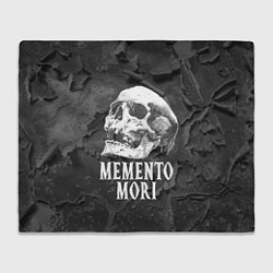 Плед флисовый Memento Mori, цвет: 3D-велсофт