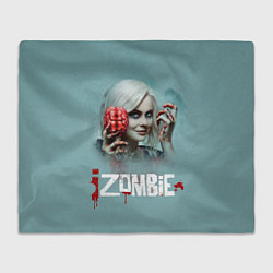 Плед флисовый I Zombie, цвет: 3D-велсофт