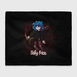Плед флисовый Sally Face: Fly, цвет: 3D-велсофт