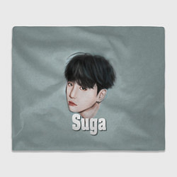 Плед флисовый BTS Suga, цвет: 3D-велсофт