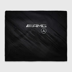 Плед флисовый Mercedes AMG, цвет: 3D-велсофт