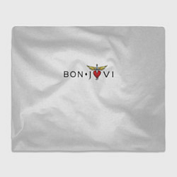 Плед флисовый Bon Jovi, цвет: 3D-велсофт