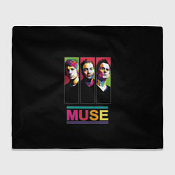 Плед флисовый Muse pop-art, цвет: 3D-велсофт